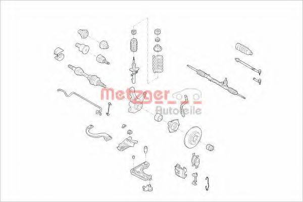 METZGER FOA5V Підвіска колеса