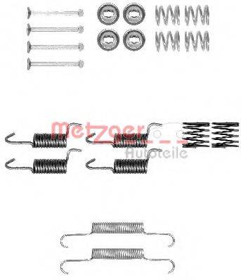 METZGER 1050010 Комплектуючі, стоянкова гальмівна система