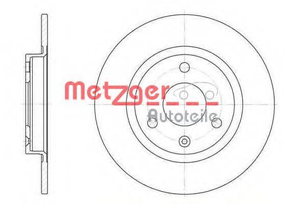 METZGER 607000 гальмівний диск