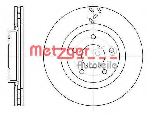 METZGER 6120010 гальмівний диск