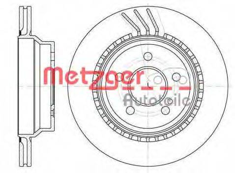 METZGER 676010 гальмівний диск