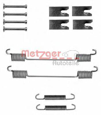 METZGER 1050836 Комплектуючі, гальмівна колодка