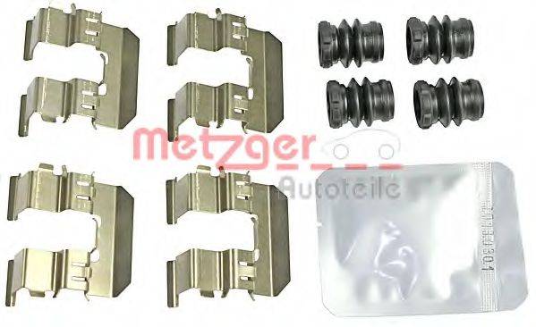 METZGER 1091847 Комплектуючі, колодки дискового гальма