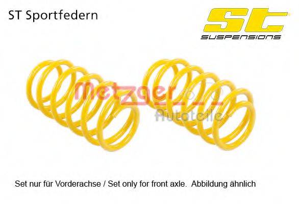 METZGER 128270007 Комплект ходової частини, пружини