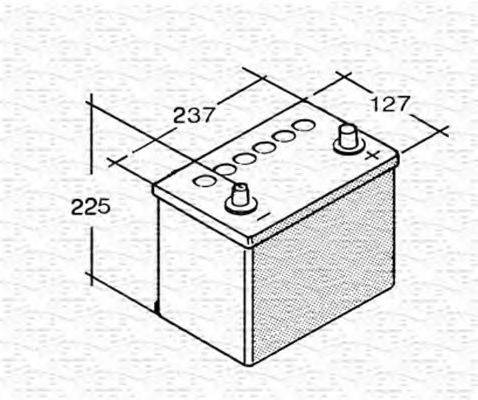 MAGNETI MARELLI 067151400002 Стартерна акумуляторна батарея; Стартерна акумуляторна батарея