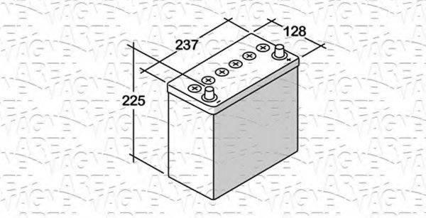 MAGNETI MARELLI 068045030010 Стартерна акумуляторна батарея; Стартерна акумуляторна батарея