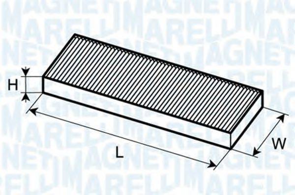 MAGNETI MARELLI 350203061320 Фільтр, повітря у внутрішньому просторі