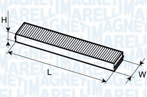 MAGNETI MARELLI 350203064160 Фільтр, повітря у внутрішньому просторі