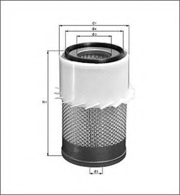 MAGNETI MARELLI 154098044770 Повітряний фільтр