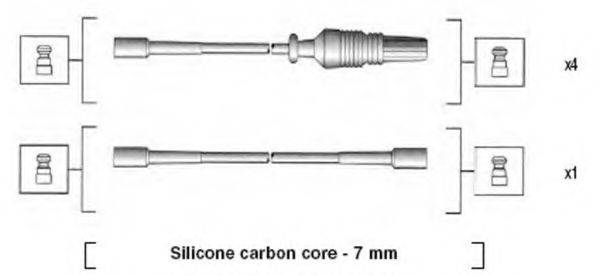 MAGNETI MARELLI 941085140566 Комплект дротів запалювання