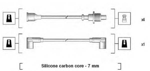 MAGNETI MARELLI 941085230573 Комплект дротів запалювання