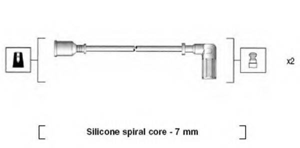 MAGNETI MARELLI 941095600600 Комплект дротів запалювання