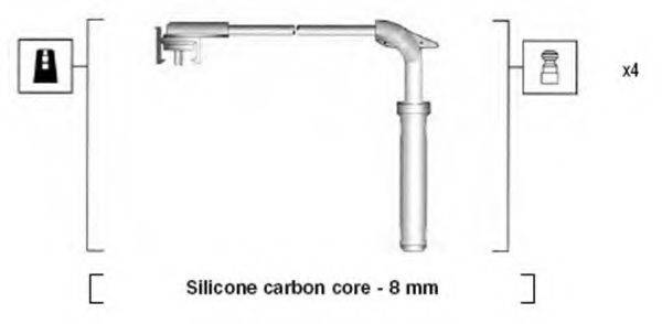 MAGNETI MARELLI 941185170775 Комплект дротів запалювання