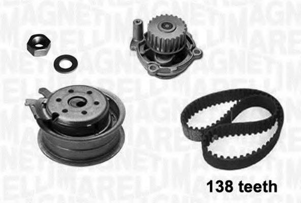 MAGNETI MARELLI 341403640001 Водяний насос + комплект зубчастого ременя