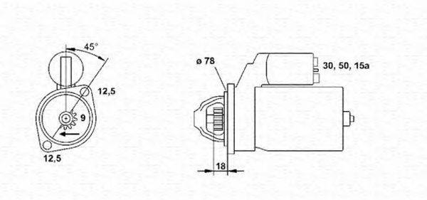 MAGNETI MARELLI 943251061010 Стартер