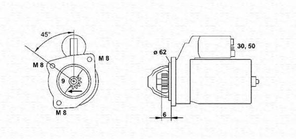 MAGNETI MARELLI 943251467010 Стартер