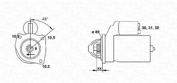 MAGNETI MARELLI 943252208010 Стартер