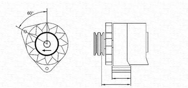 MAGNETI MARELLI 943356827010 Генератор