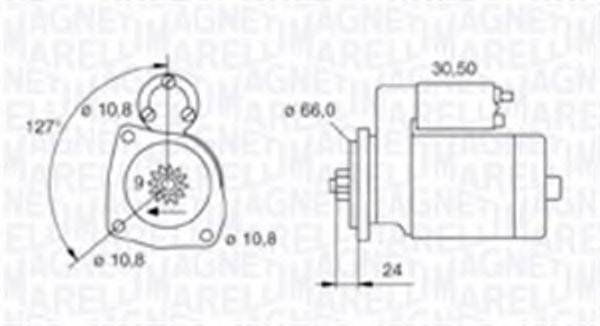 MAGNETI MARELLI 063720029010 Стартер