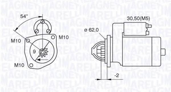 MAGNETI MARELLI 063521070630 Стартер