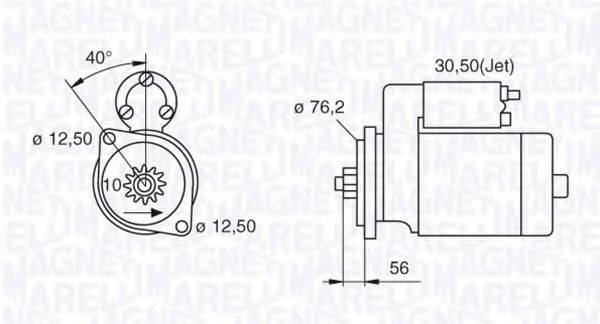 MAGNETI MARELLI 063521210160 Стартер