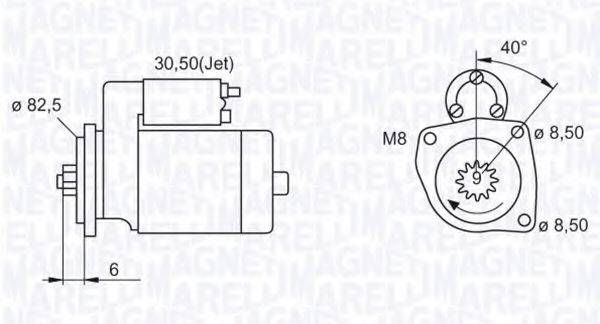 MAGNETI MARELLI 063521210300 Стартер