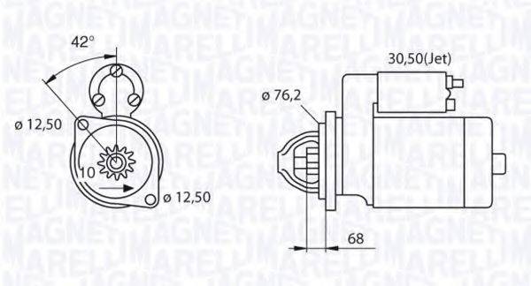 MAGNETI MARELLI 063521250480 Стартер