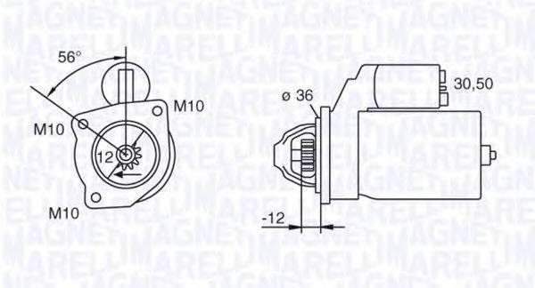 MAGNETI MARELLI 063280090010 Стартер