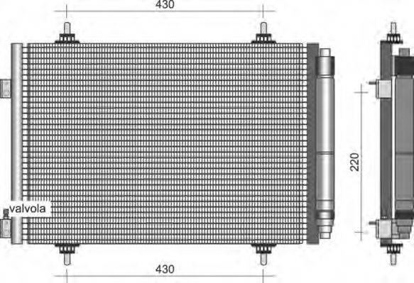 MAGNETI MARELLI 350203377000 Конденсатор, кондиціонер