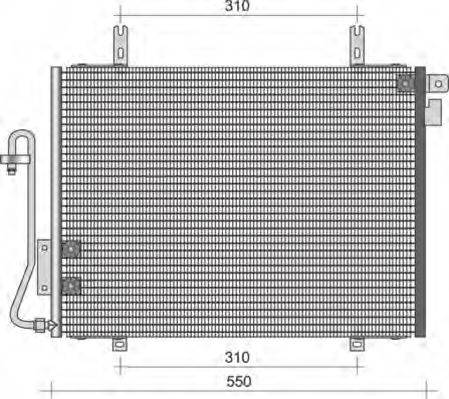 MAGNETI MARELLI 350203399000 Конденсатор, кондиціонер