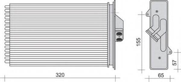 MAGNETI MARELLI 350218290000 Теплообмінник, опалення салону