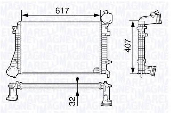 MAGNETI MARELLI 351319202080 Інтеркулер