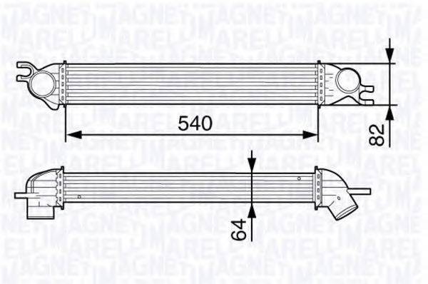 MAGNETI MARELLI 351319202090 Інтеркулер