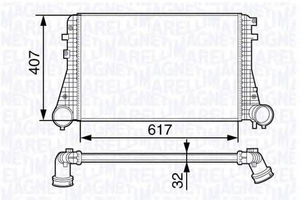 MAGNETI MARELLI 351319202160 Інтеркулер