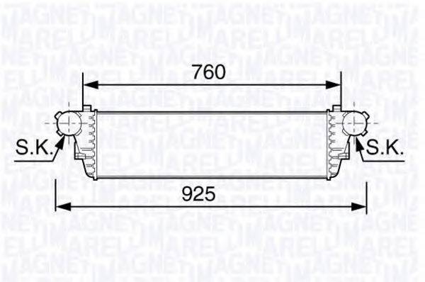 MAGNETI MARELLI 351319203480 Інтеркулер