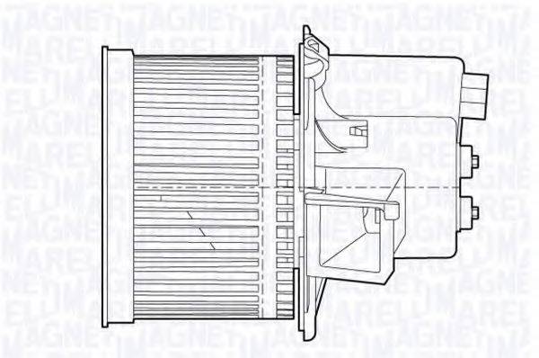 MAGNETI MARELLI 069412651010 Вентилятор салону