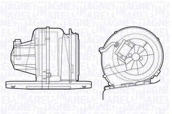 MAGNETI MARELLI 069412661010 Вентилятор салону