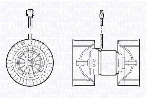 MAGNETI MARELLI 069412691010 Вентилятор салону