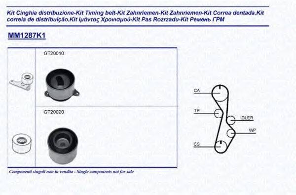 MAGNETI MARELLI 341312871101 Комплект ременя ГРМ