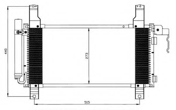 WAECO 8880400349 Конденсатор, кондиціонер